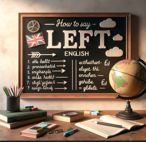 cómo se dice izquierda en inglés