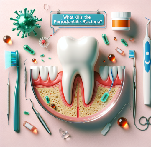 ¿Que mata la bacteria de la periodontitis?