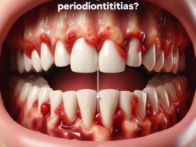¿Cómo se ve una encía con periodontitis?