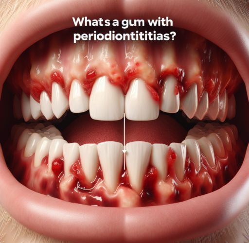 ¿Cómo se ve una encía con periodontitis?