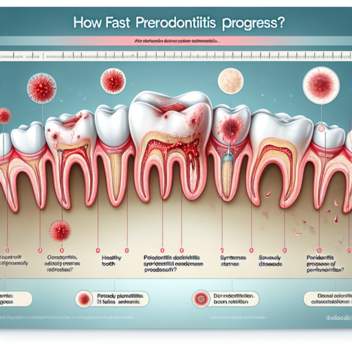 ¿Qué tan rápido avanza la periodontitis?