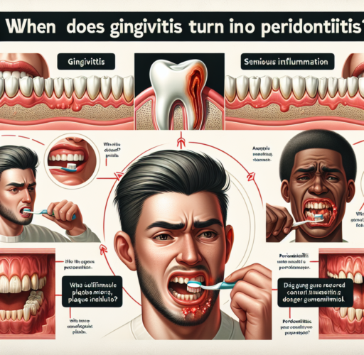 ¿Cuándo se pasa de gingivitis a periodontitis?