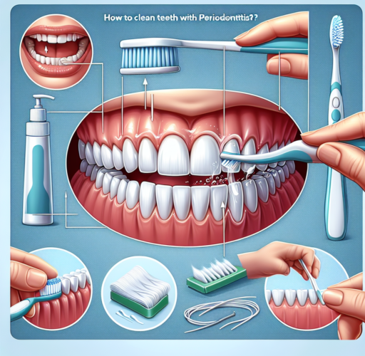 ¿Cómo limpiar los dientes con periodontitis?